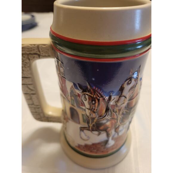 Budweiser Holiday Stein 1998 Grants Holiday Farm Great Condition - Picture 3 of 8